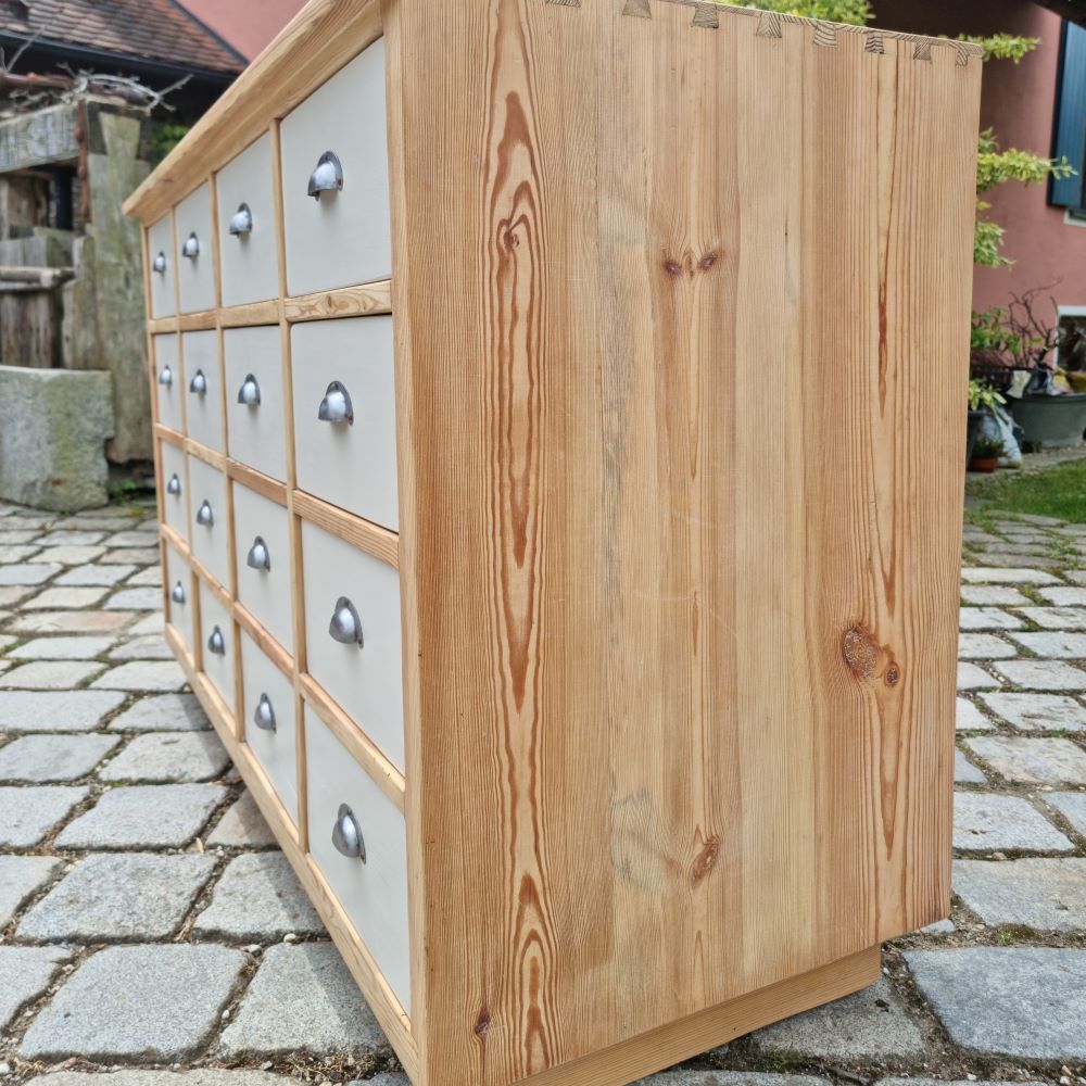 Apothekerschrank Apothekenschrank Apothekerkommode Schubladenschrank Kommode alt - 108