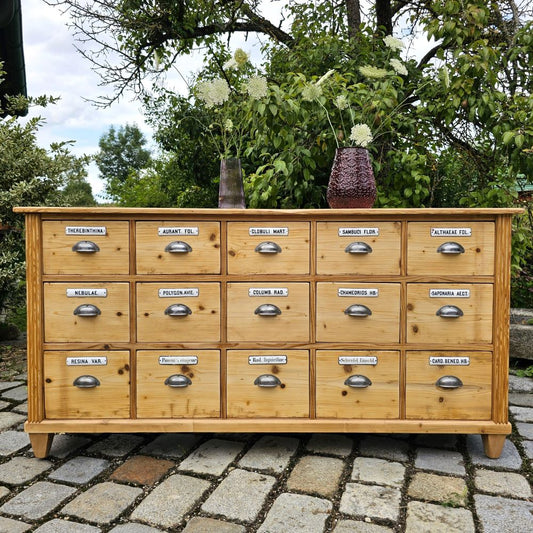 Alter Apothekerschrank Apothekenschrank Apothekerkommode Schubladenschrank Sideboard - 187