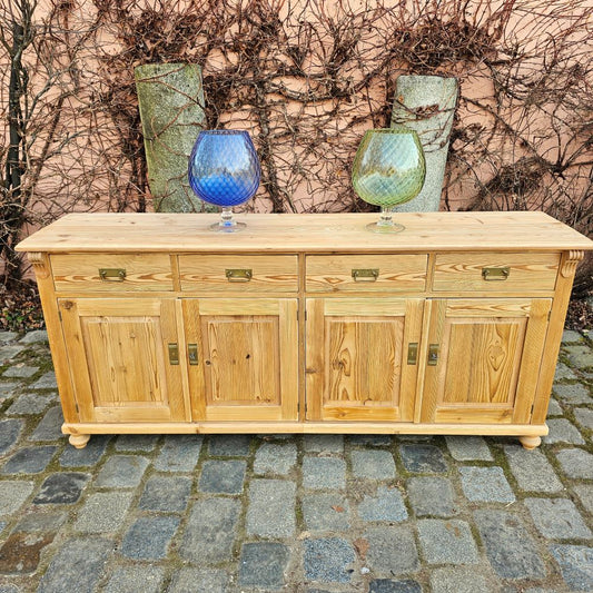 Altes antikes Sideboard Anrichte 4-türig Kommode retro vintage Landhaus - 203